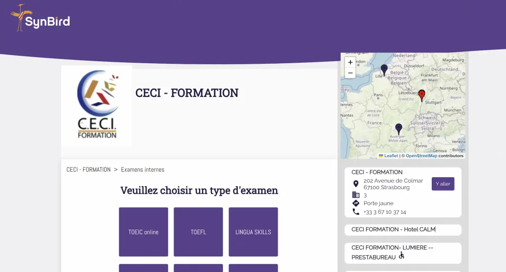 CECI Formation - Synbird